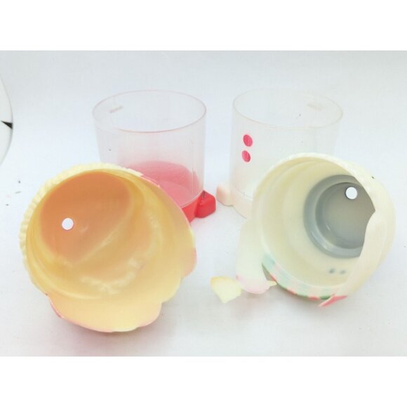 Vrg. Santa Claus & Snowman Plastic Sippy Cups Hong Kong 5.5" READ - Picture 5 of 16